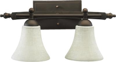 Quorum Aspen 2LT VANITY- Oiled Bronze