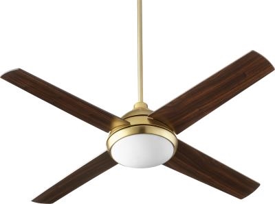 Quorum Quest 52" Fan- Aged Brass