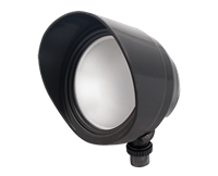 RAB BULLET FLOOD 12W LED 120V W/ HOOD & LENS