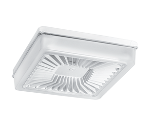 RAB PORTO CEILING 14IN 55W COOL LED 120-277V POLYCARB LENS WHITE