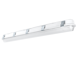 RAB SHARK Linear LED Washdown 4 foot Dimmable w/ Battery Backup 4000K (Neutral)