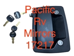 17217-02 Trimark RV Entrance Door Exterior Paddle ONLY with Deadbolt, Keys included, Model 30-900 - 36283-07 (Read Description Before Ordering)