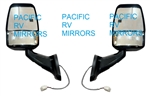 713800 Velvac RV Black Driver and Passenger Mirror Set