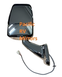713807 Velvac Rv Chrome Driver Side Mirror Heated Remote Controlled