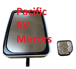 714258 Velvac Standard Mirror Head 3/4 Inch Post Non-Powered Old Style White