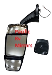 714393 Velvac Rv Black Inverted Driver Mirror