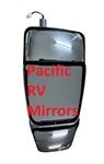 714394 Velvac RV Chrome Passenger Inverted Mirror Head