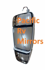 714419 Velvac Rv White Driver Mirror Head