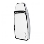 714988 Velvac Mirror Head: Chrome with Heated/Remote Control Adjustable Full Flat Glass with Signal Mirror Option