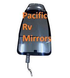 714994 Velvac RV Passenger Black Triple Glass Mirror Head