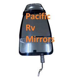 714995 Velvac RV Driver Black Triple Glass Mirror Head