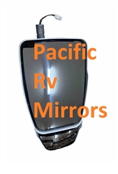 715140 Velvac Rv White Passenger Inverted Mirror Head