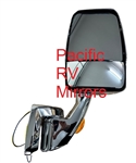 715264 Velvac Rv Chrome Passenger Side Mirror Heated Remote Controlled