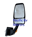 715266 Velvac RV Black Passenger Mirror Revolution Fold-A-Way Base with VMAX Head