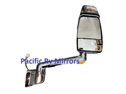 715388-4 Velvac Rv Chrome Passenger Mirror 7.5" Radius Base w/ 6 Degree Tilt
