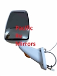 715479 Velvac RV White Driver Mirror with Turn Signal
