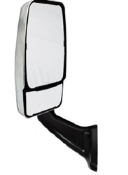 716079 - Velvac 2025 Driver Assembly 2025 Chrome Vmax Mirror Head Black 2025 Base