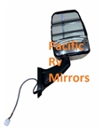 716988 Velvac Passenger Mirror Assembly Chrome Head Black Arm