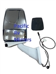 719157 Velvac Rv White Driver Mirror with Camera