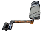 719210 Velvac Rv Chrome Passenger Mirror 5040 Special Radius Base 17" Lighted Arm