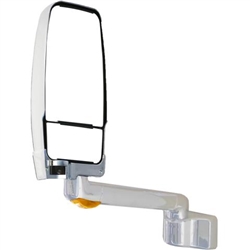 719491 Velvac Rv Chrome Driver Mirror Special Radius Base, 17" Lighted Arm