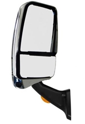 719917 Velvac Rv Chrome/Black Driver Mirror with Camera
