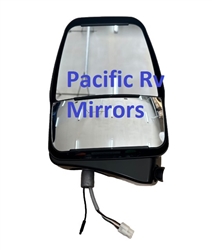 Velvac 719926 Passenger Deluxe Mirror Head Black With HCamera