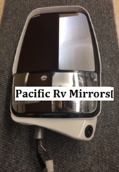 Velvac 719928 Passenger Deluxe Mirror Head White With HCamera