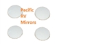 748328 Velvac Rv White Round Screw Cap Covers