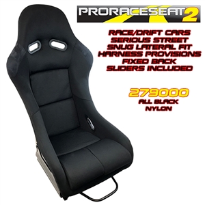 Performance World 279000 ProRaceSeat2 High Performance Racing Seat. Black. Sold Each