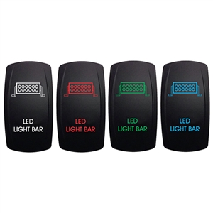 Performance World 325109 "LED Light Bar" Button for Modular Rocker Switch. Fits 325200 through 325214.