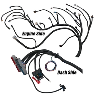Performance World 329092 Complete LS / LSx engine swap wiring and 4L60E harness. Fits Chevrolet and GMC Truck 1999-2006 Gen III LS (4.8, 5.3, 6.0 & 6.2L).