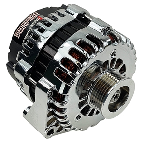 Performance World 360690 Chrome Plated 240A GM AD244 4/1-wire Alternator