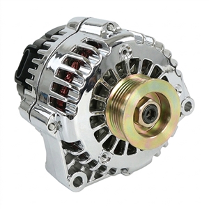 Performance World 360695 Chrome Plated 150A GM AD230 4/1-wire Alternator
