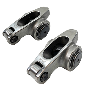 Performance World 368204 SS Series Stainless Steel Roller Rocker Arms. Fits SB Chevrolet '87-up Self-Aligning 1.50 Ratio with 3/8" studs.
