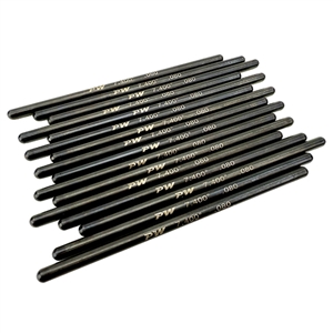 Performance World 372640 PW Pro-Series .080" Wall One-Piece Chromoly Pushrods 6.40" Length