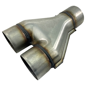 Performance World 409300Y 2x3.00" to 1x3.00" 409 Stainless Steel Y-Pipe