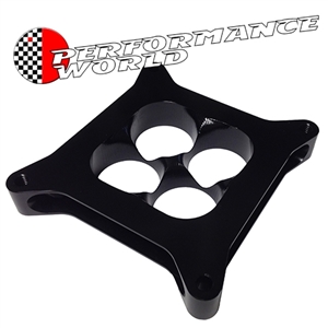 Performance World 4150-1 1" Tall Carburetor Power Spacer. Fits standard square bore applications