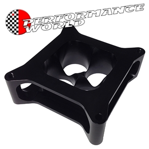 Performance World 4150-2 2" Tall Carburetor Power Spacer. Fits standard square bore applications