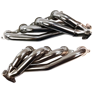 Performance World 420040 Stainless Steel Mid Length Car Headers. Fits LS / LSx Chevrolet. Check Application. Pair.
