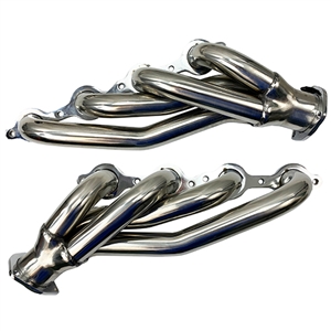 Performance World 420040A Stainless Steel Mid Length Car Headers. Fits LS / LSx Chevrolet. Check Application. Pair.