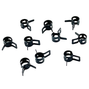 Performance World 460007 7mm Spring Clamps. Black. 10pk.