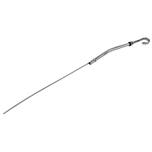Performance World 4957 Chrome Engine Oil Dipstick. Fits early SB Chevrolet driver side applications.