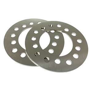 Performance World 50135 .135" Thick Stainless Steel Wheel Spacers. Fits 5x4-1/2", 5x4-3/4", 5x5". Pair