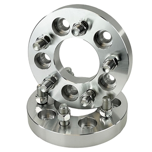 Performance World 512111 1.25" Thick Billet Aluminum Wheel Adapters. Fits 5x4-1/2" to 5x100mm Wheel. Pair