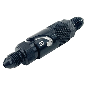 Performance World 550003 3AN Male Inline Dry Quick Disconnect Fitting