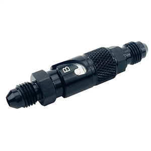 Performance World 550004 4AN Male Inline Dry Quick Disconnect Fitting
