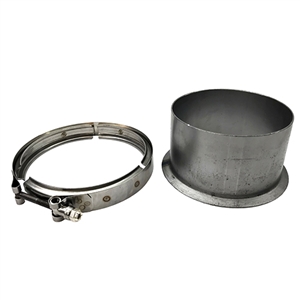 Performance World 575VBW 5.75" Marmon V-Band Turbine Exhaust Flange. Fits PW 400 Series and Borg Warner Turbochargers.