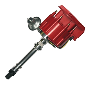 Performance World 6001SC Performance HEI Distributor. Fits SB and BB Chevrolet. Red Cap.