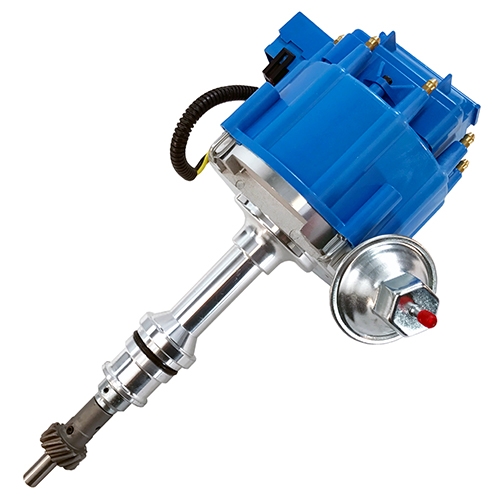 6002 HEI Style Distributor. Fits SB Ford 289-302. Blue Cap.